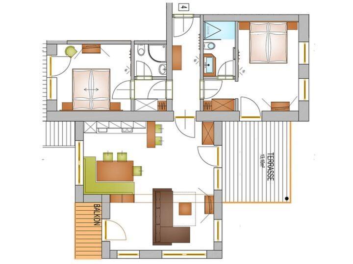 Appartement Schwab Ski In & Out シュラートミンク エクステリア 写真